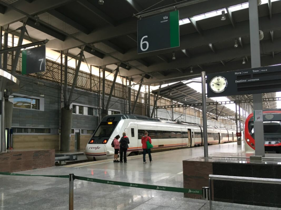 Platform of the Puerta de Atocha Train Station